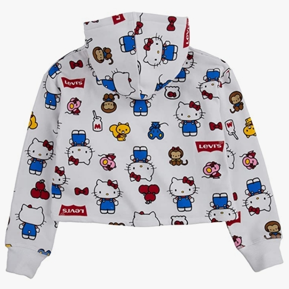 Levi's x Hello Kitty Boxy Fit Hoodie + Jeggings set outfit fit - Picture 4 of 10